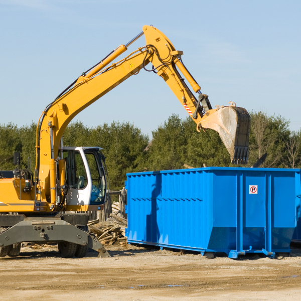 what size residential dumpster rentals are available in Newtown Square